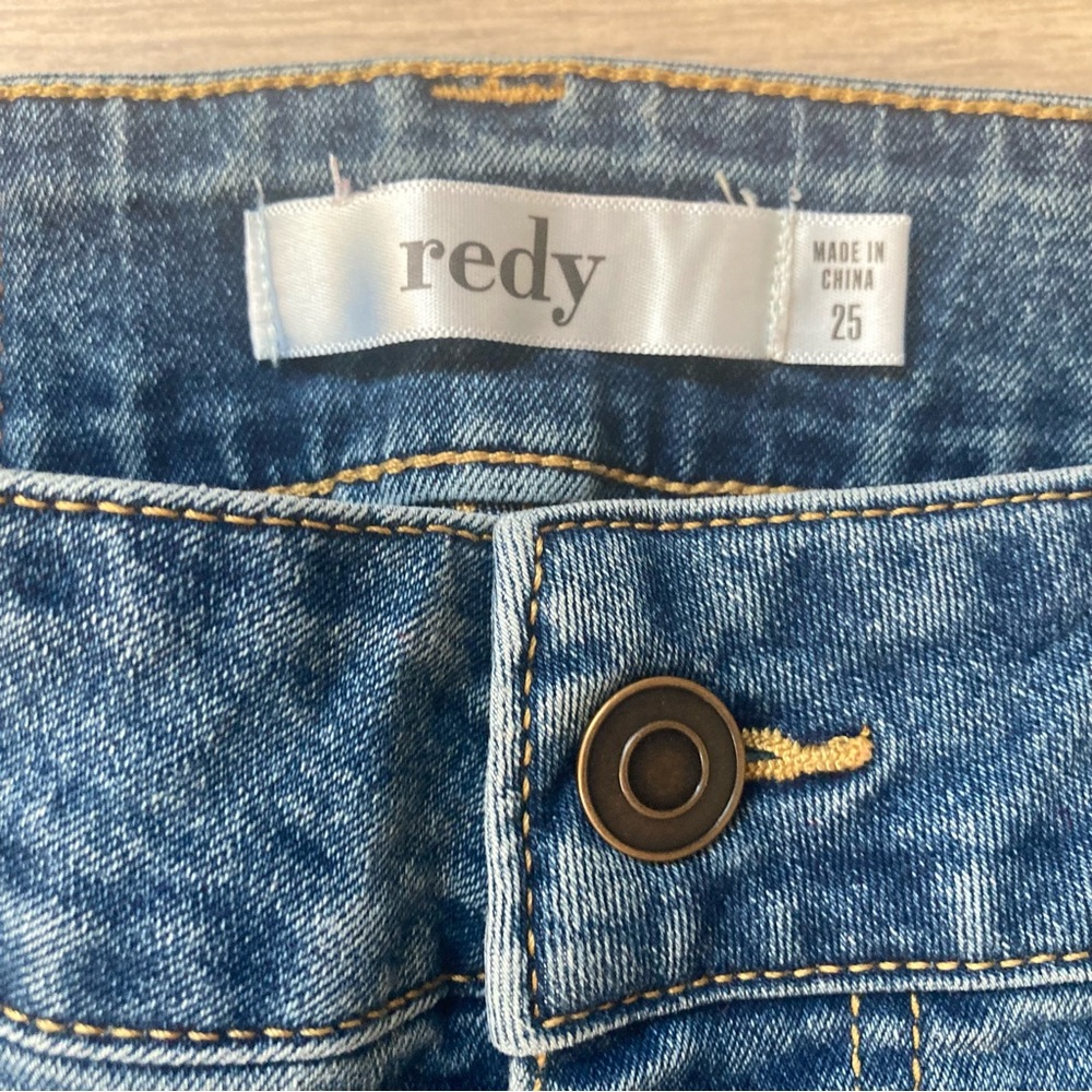 Medium Wash Blue Flare Jeans